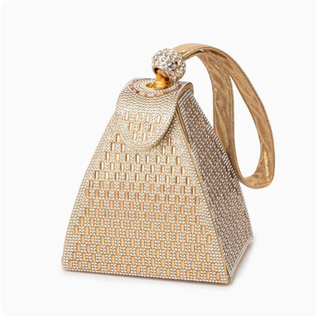 Crystal Pyramid Handbag